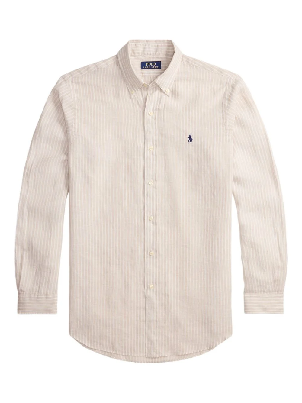 striped button-down shirt - 1