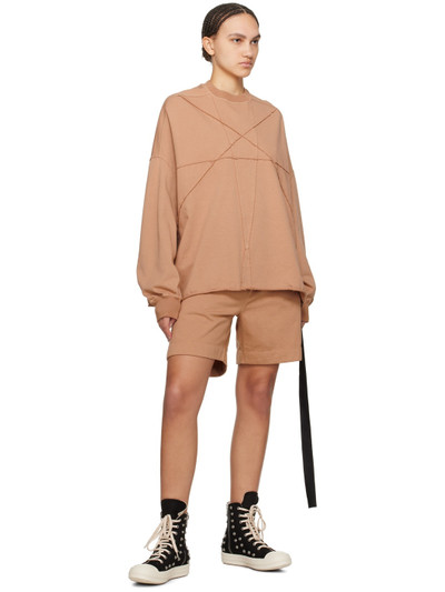 Rick Owens DRKSHDW Pink Crater Sweatshirt outlook