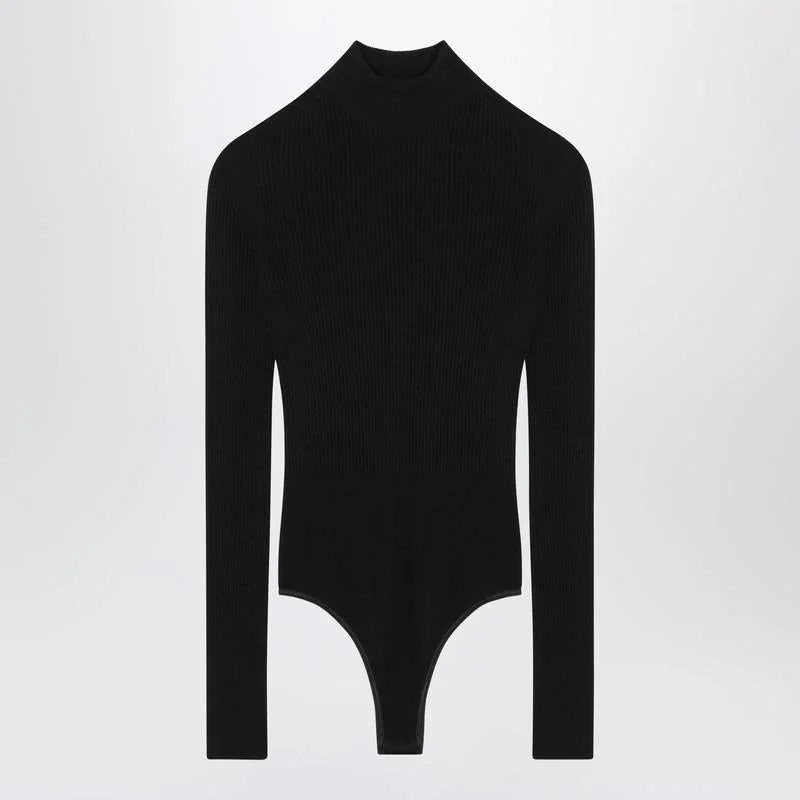 Alaïa Ribbed Turtleneck Body - 1