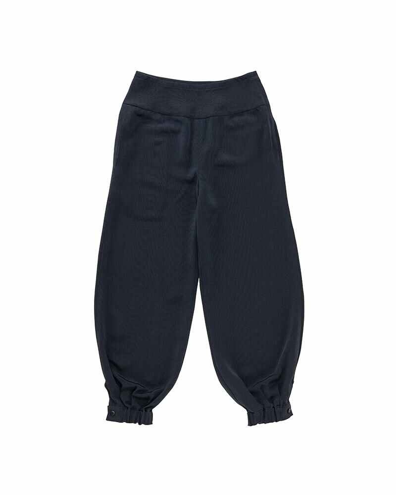 BUBBLE PANTS (CHIRIMEN) NAVY - 1
