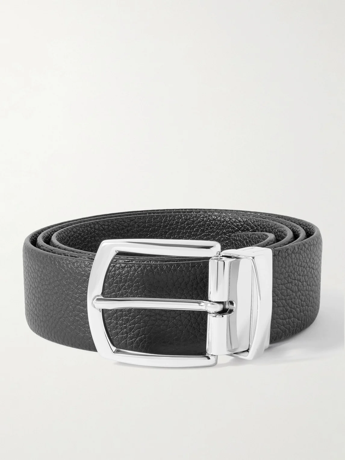 3.5cm Full-Grain Leather Belt - 1