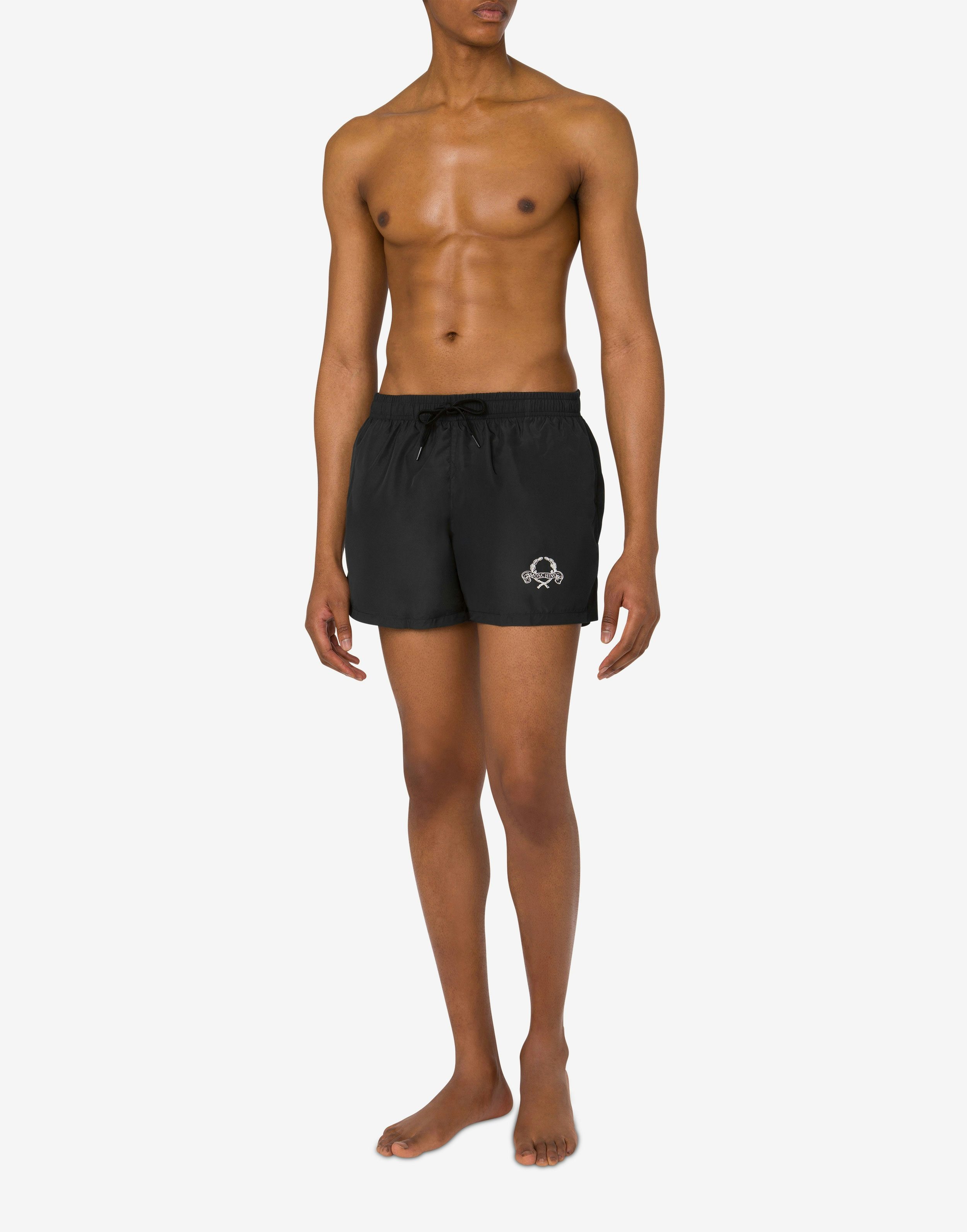 LAUREL CROWN LOGO BEACH BOXER SHORTS - 2