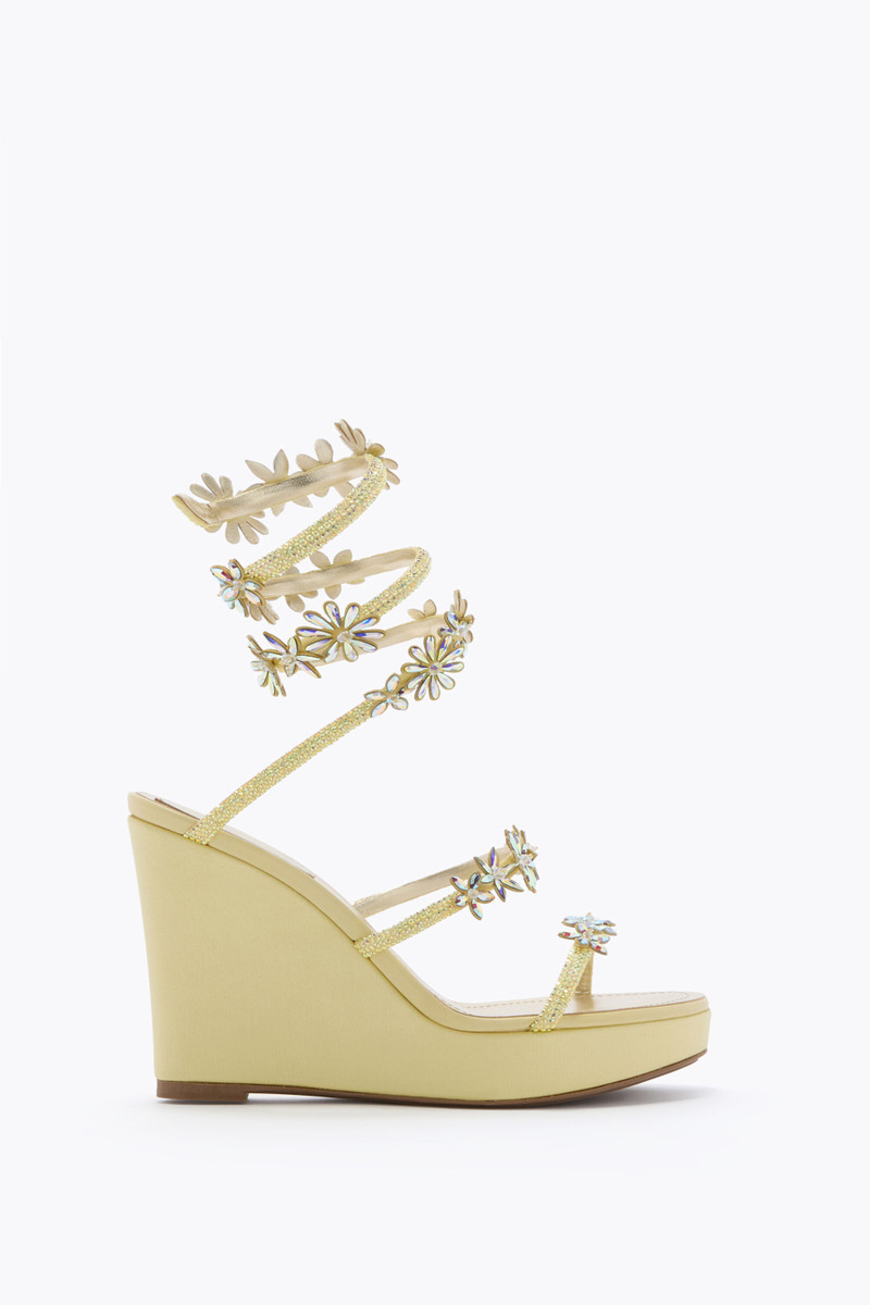 KASSIE YELLOW WEDGE SANDAL 105 1