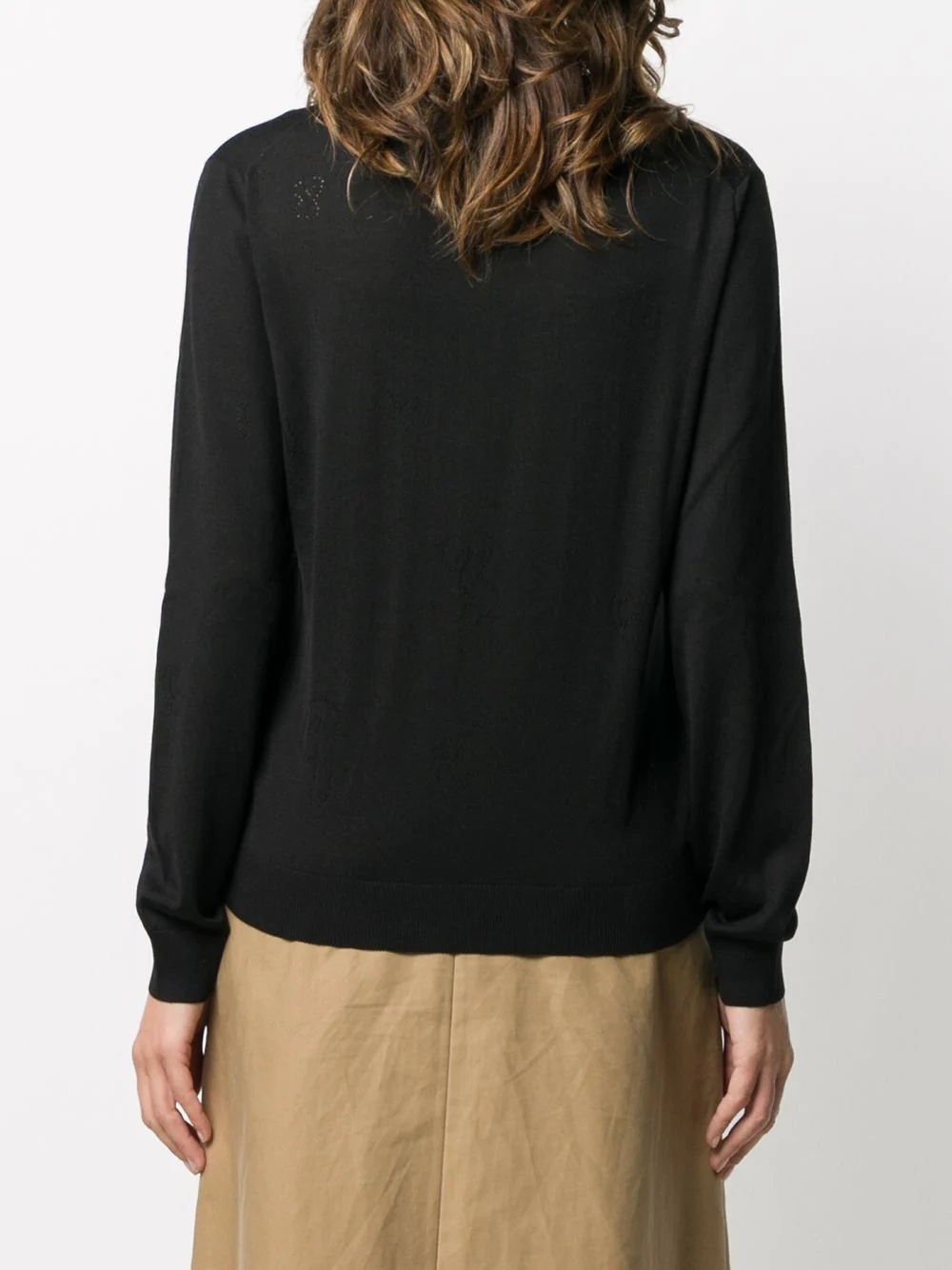 perforated number jumper - 4