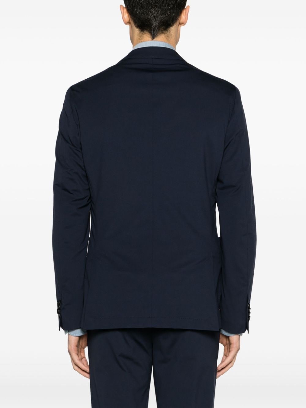 notched-lapels single-breasted blazer - 4