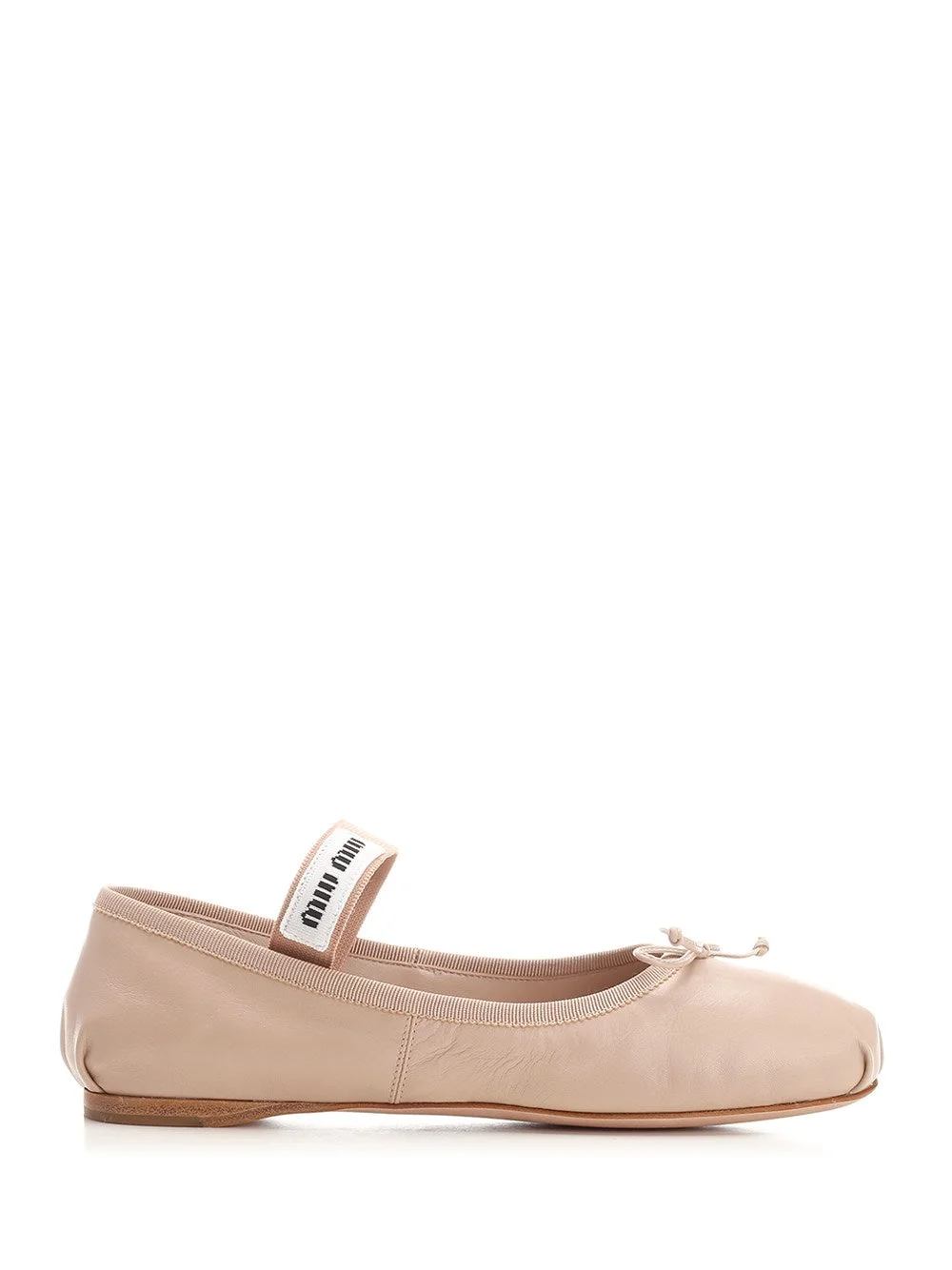 Miu Miu Women Leather Ballet Flats - 1