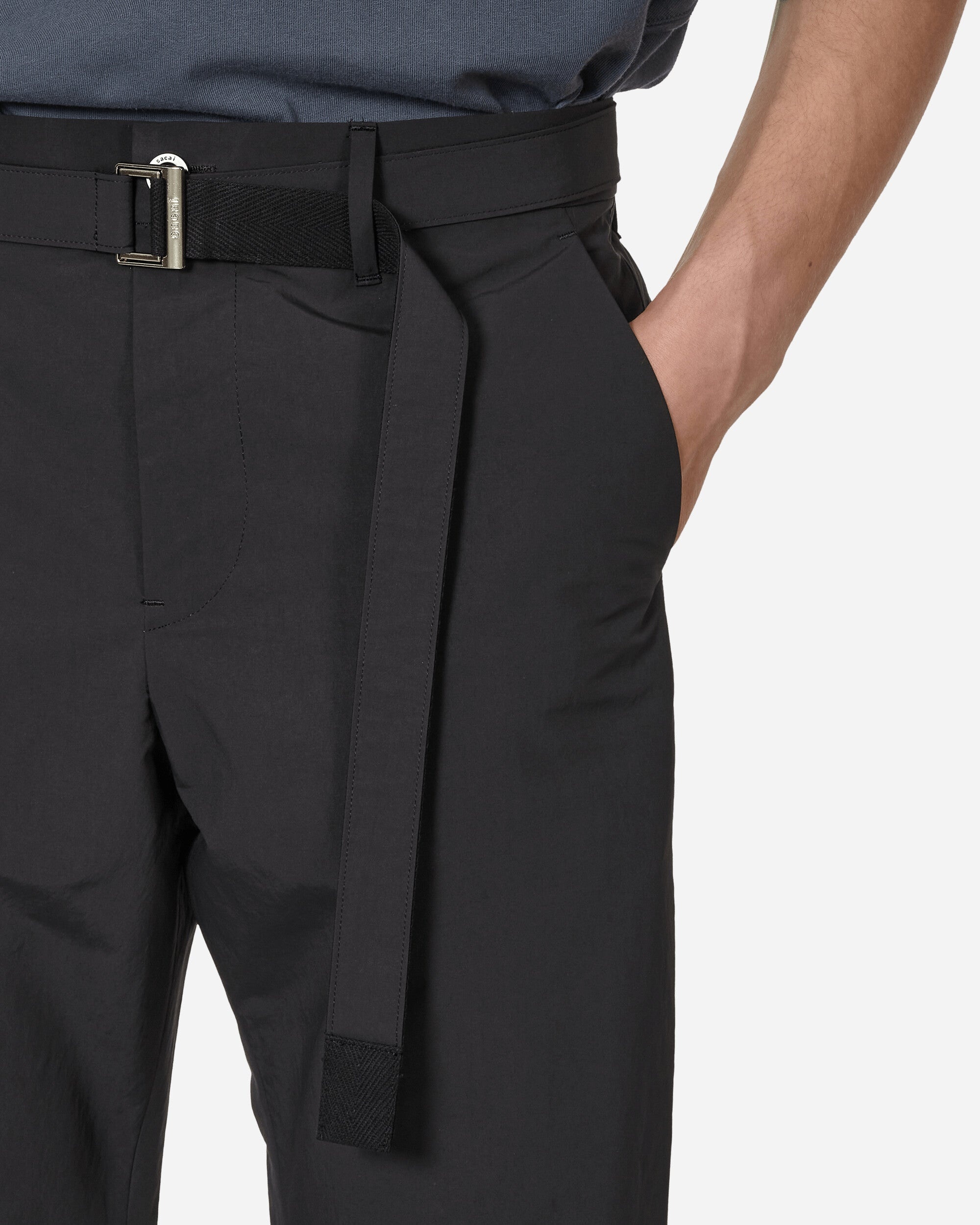 sacai Matte Taffeta Pants Black | slamjam | REVERSIBLE sacai Matte Taffeta Pants Black | slamjam | REVERSIBLE