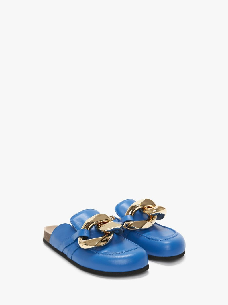 JW Anderson CHAIN LOAFER LEATHER MULES outlook