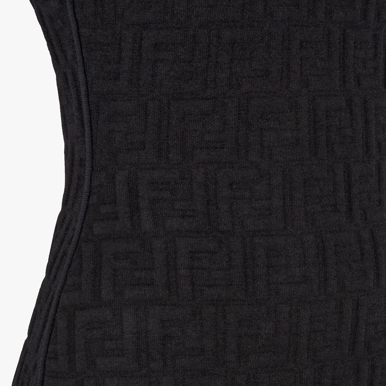 Black viscose dress - 3