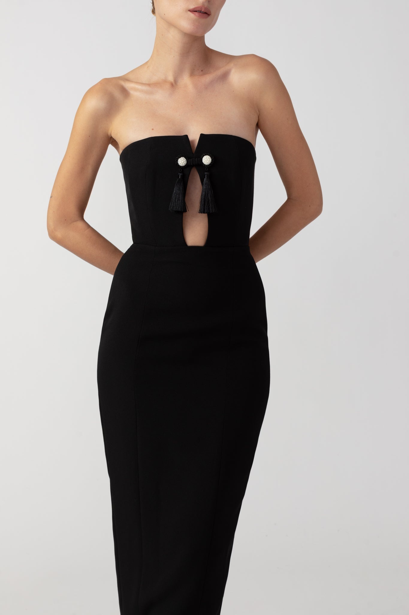 IMANI STRAPLESS GOWN - 2