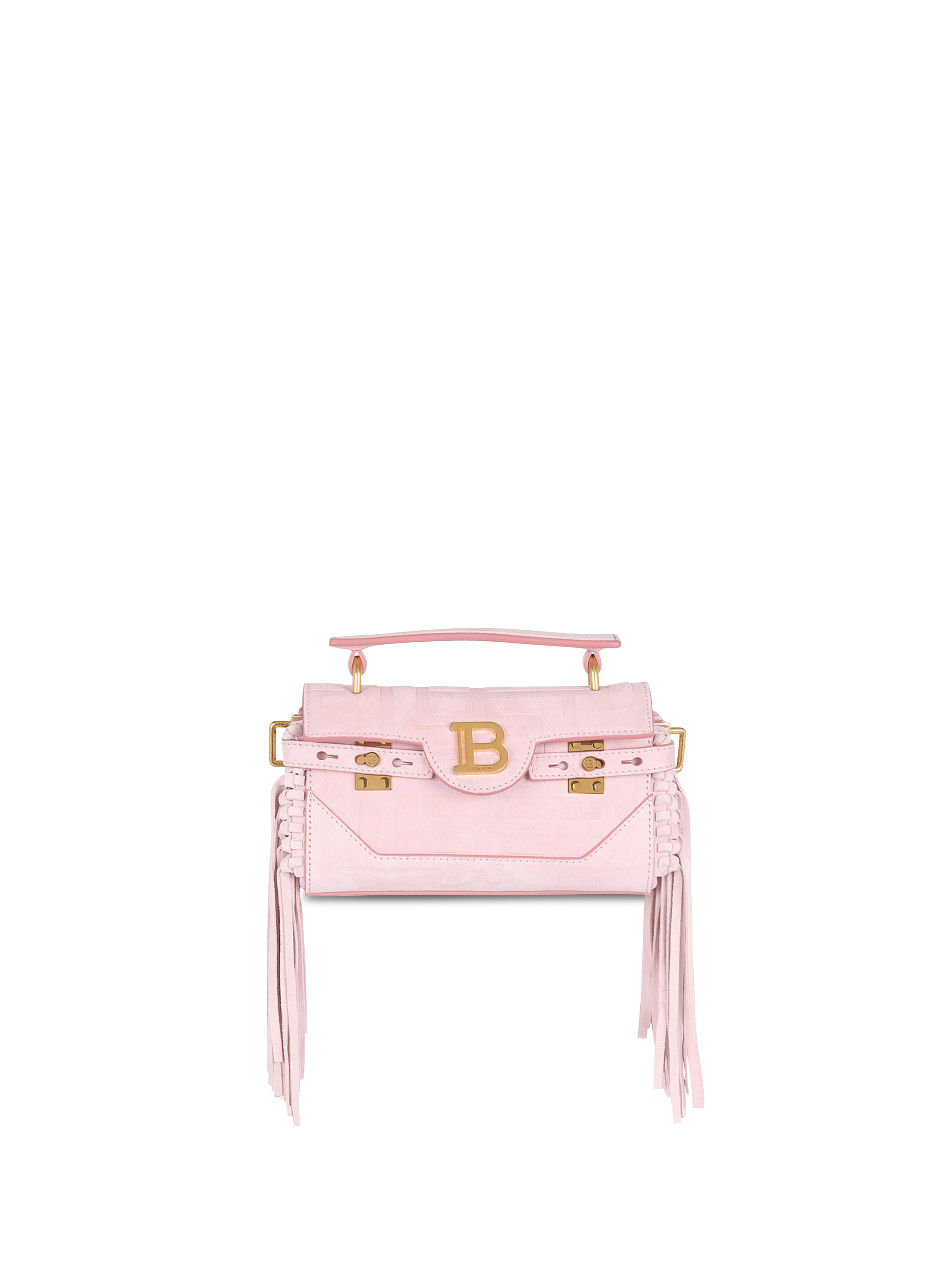 Suede B-Buzz 19 baguette bag with fringe - 1