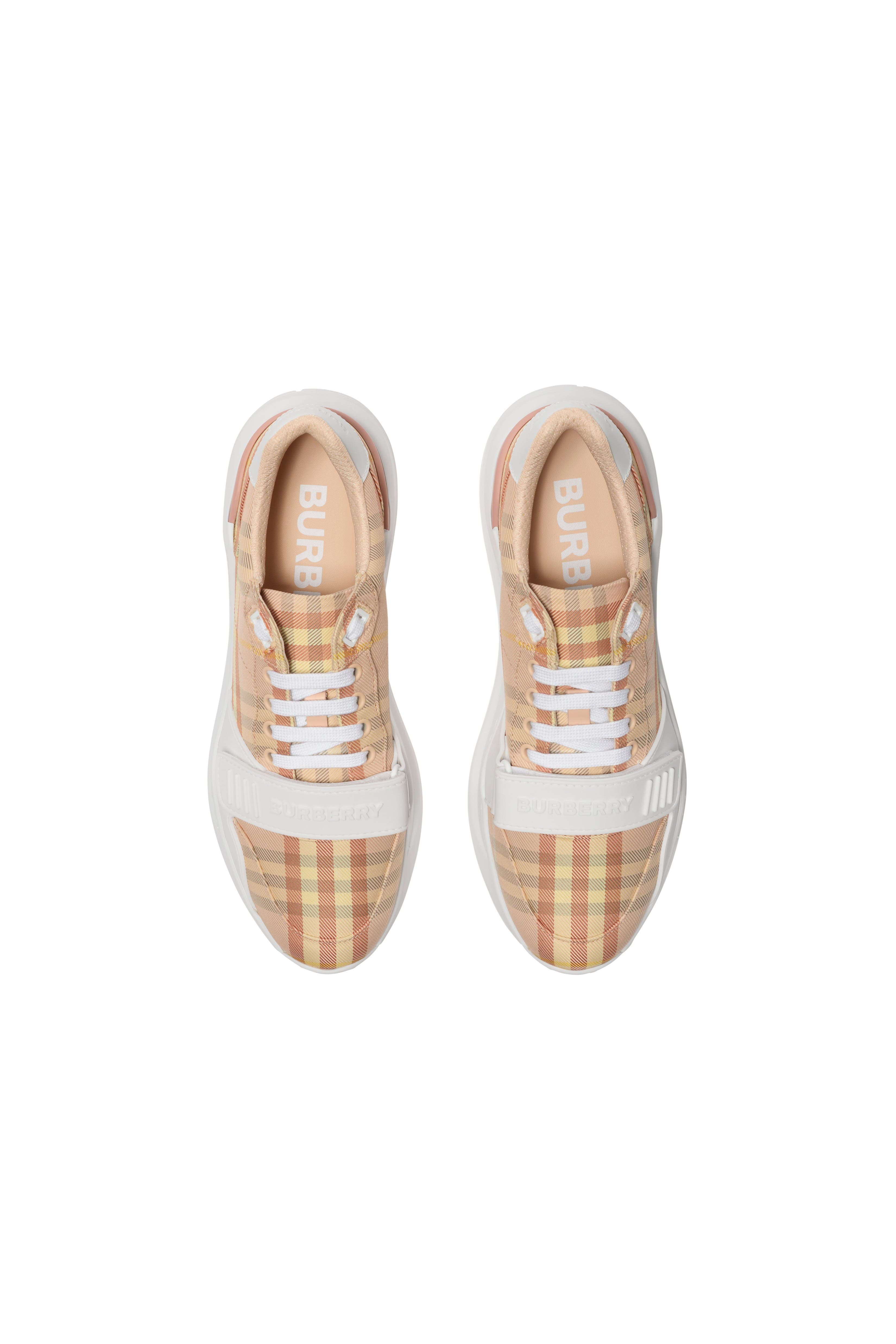 burberry Check Sneakers in Teacup Pink at Nordstrom - 4
