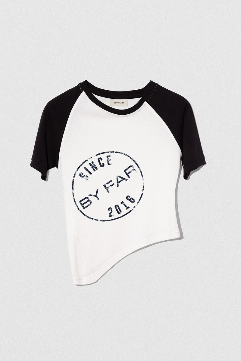 RASCAL BABY T T-SHIRT BLACK-OFF WHITE LYOCELL BLEND 1