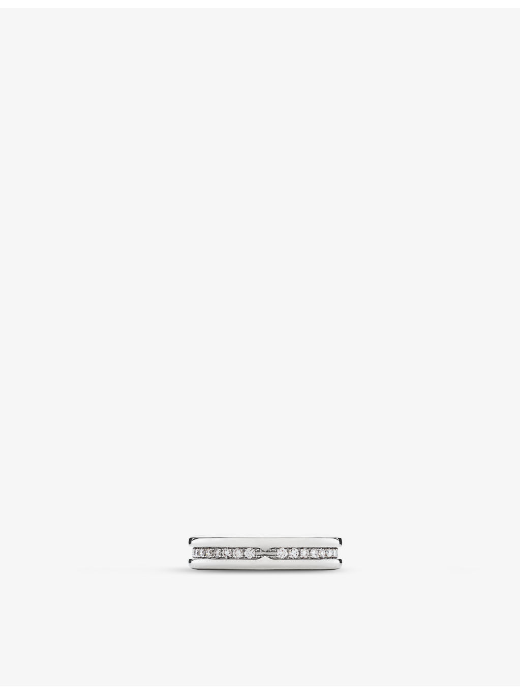 B.zero1 one-band 18ct white-gold and 0.84ct round-cut diamond ring - 4