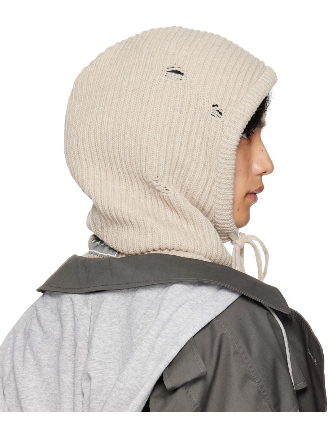 Off-White Wool Hood - 3