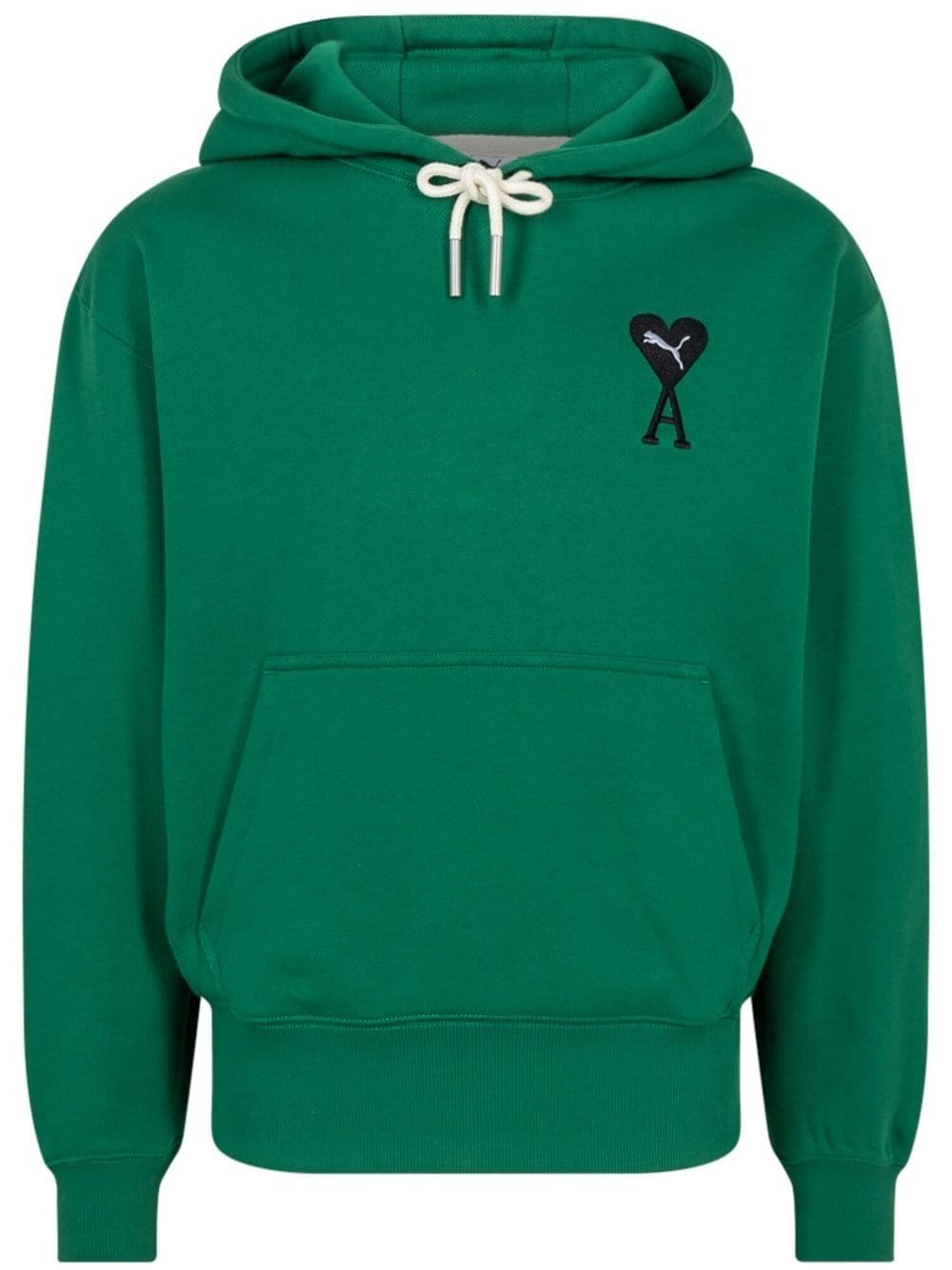 x AMI embroidered-logo hoodie - 2