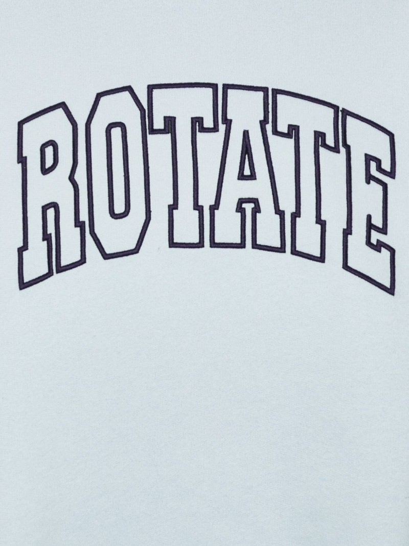 embroidered-logo sweatshirt 5