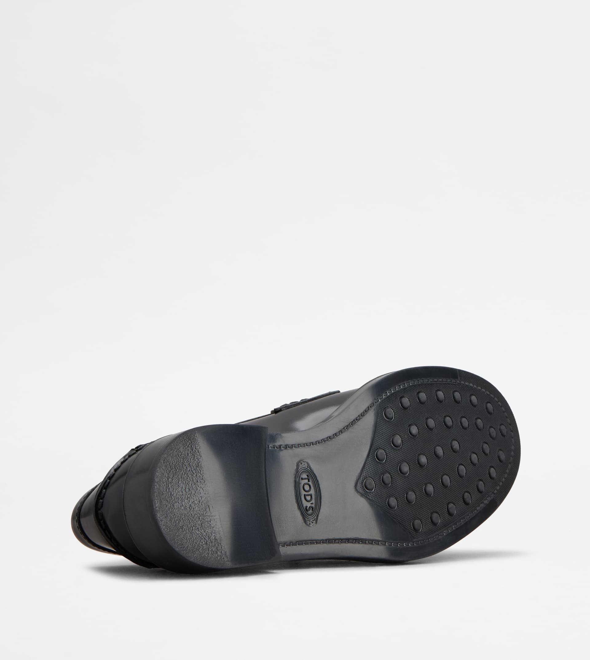 LOAFERS IN LEATHER - BLACK - 5