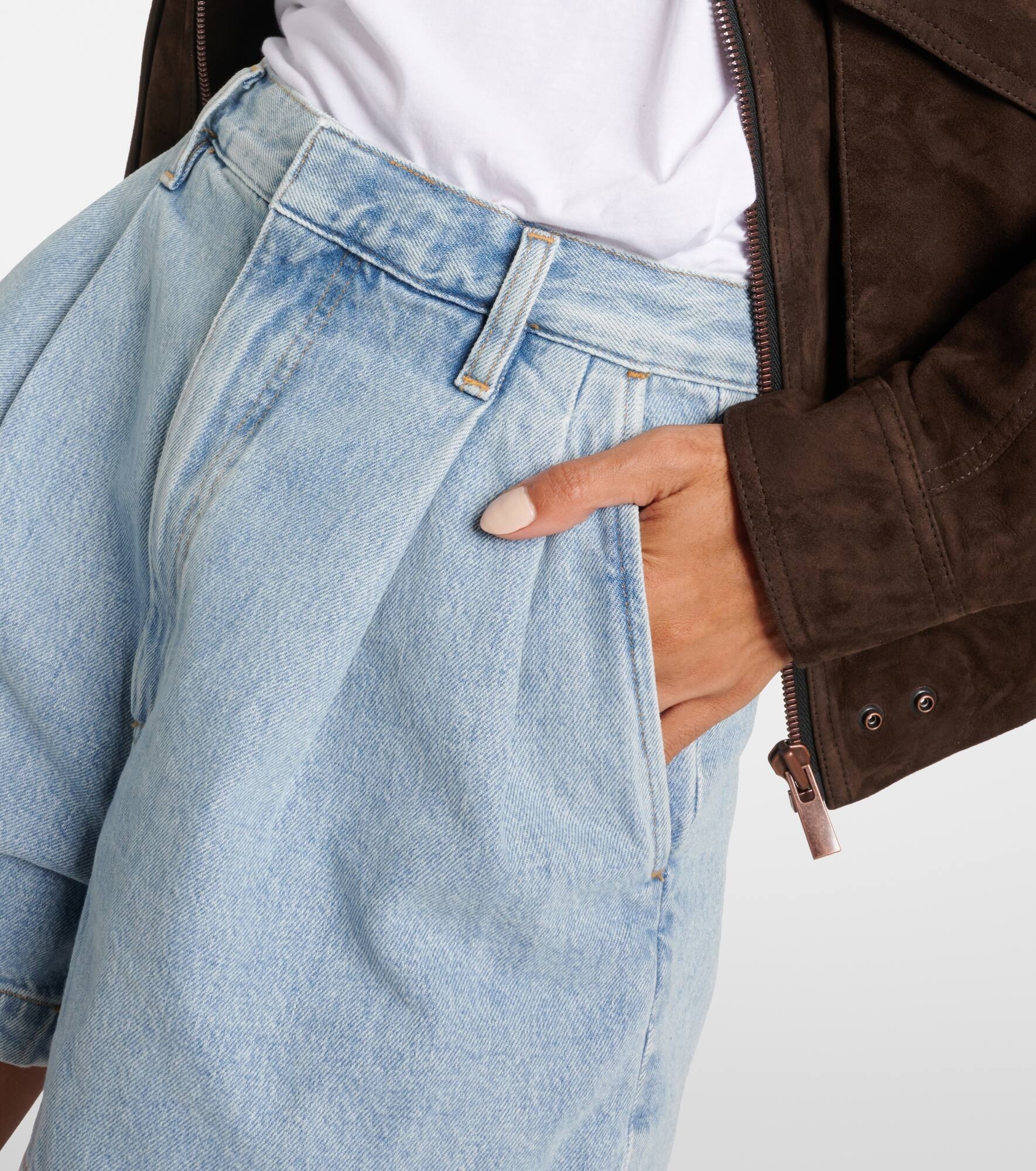 Becker denim shorts - 5