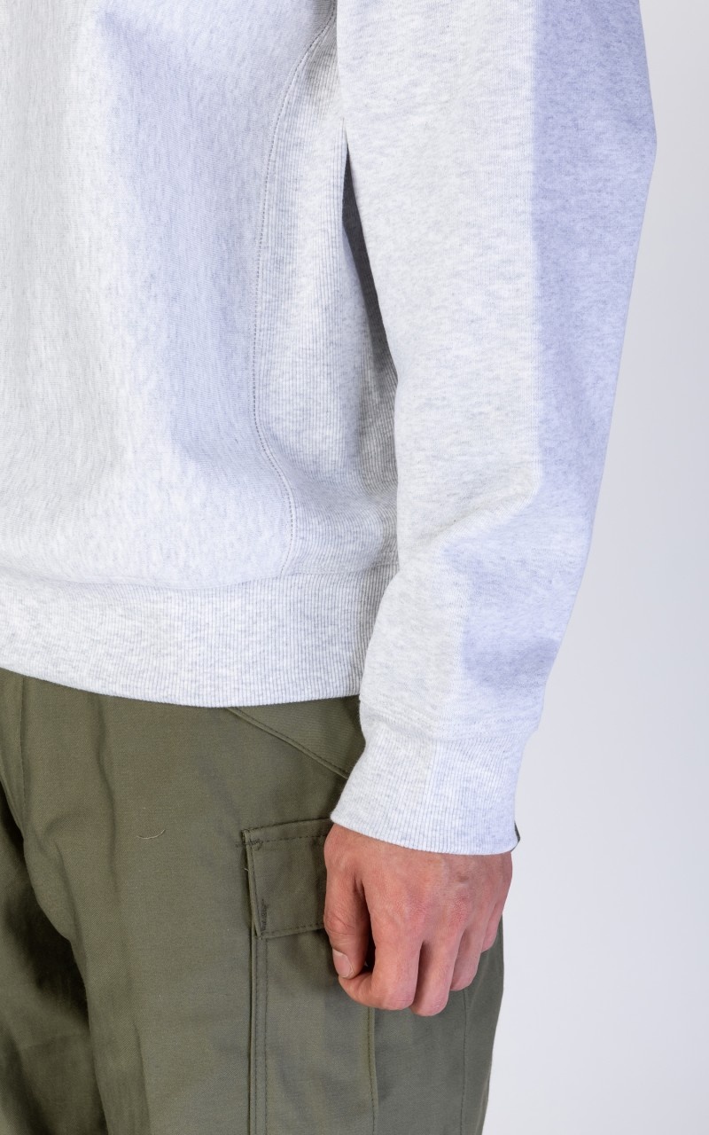 AMERICAN SCRIPT SWEATSHIRT ASH HEATHER - 5
