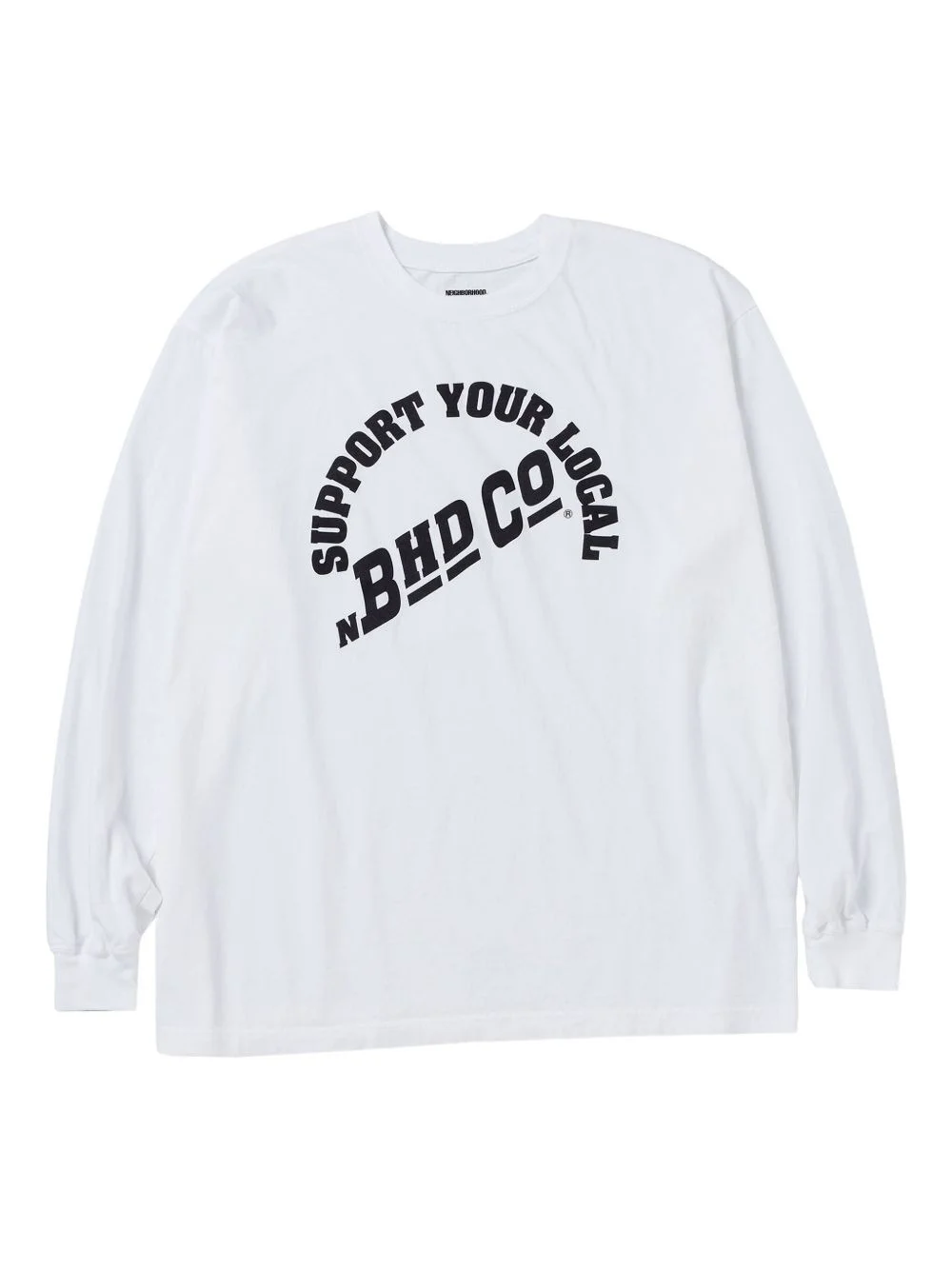 arched-logo long-sleeve T-shirt - 1