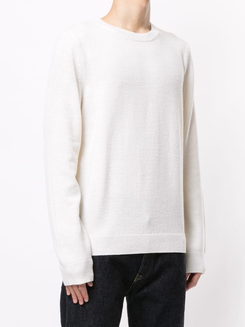 embroidered-logo wool sweater - 3