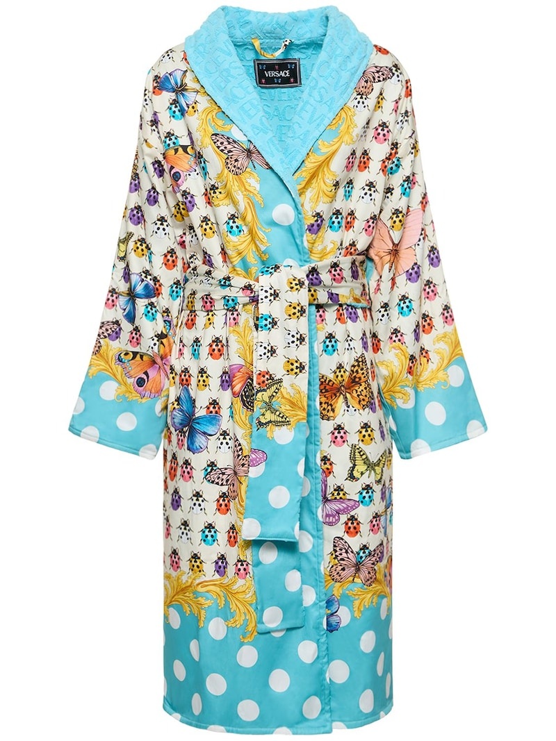 La Vacanza printed bathrobe - 1