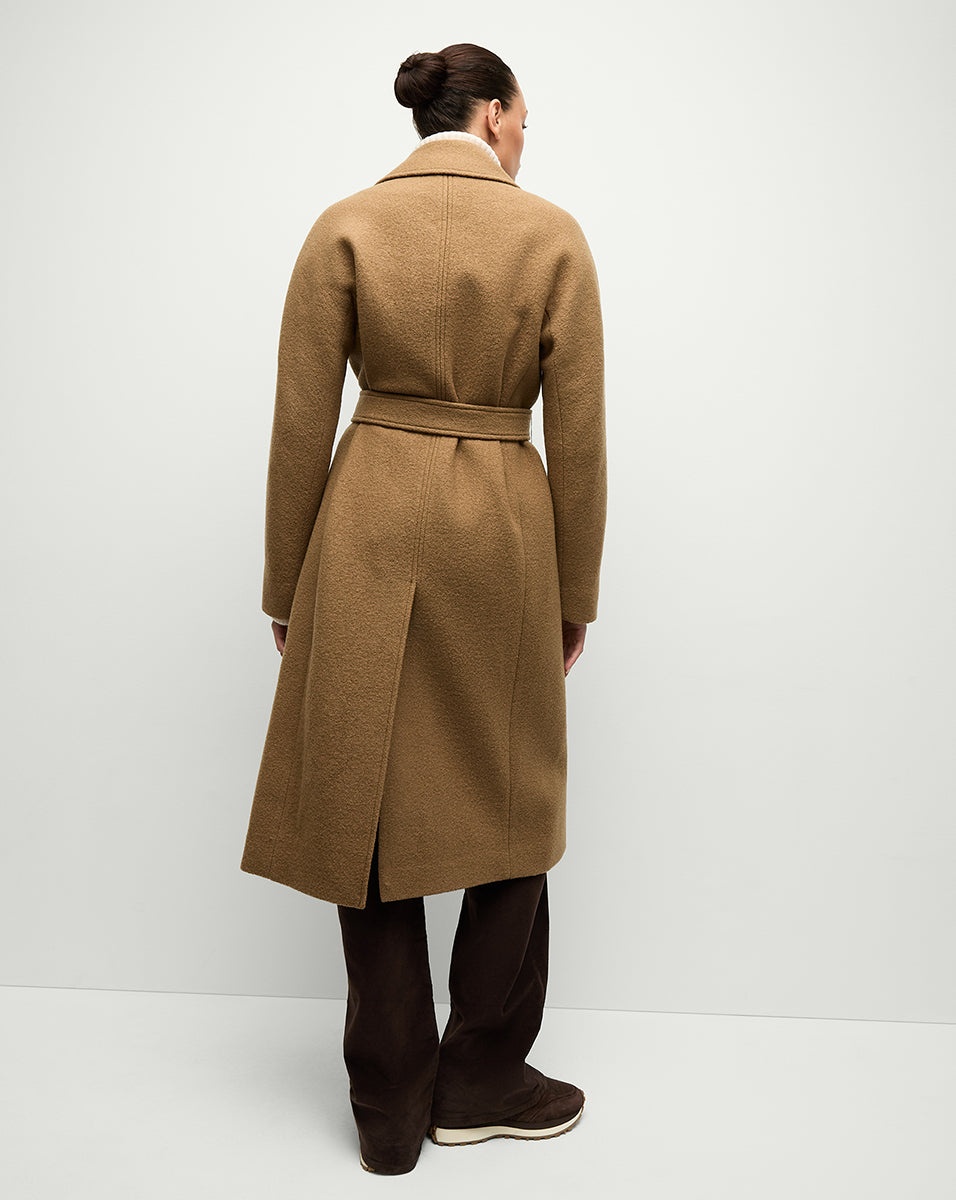 DELLA WOOL DICKEY COAT - 7