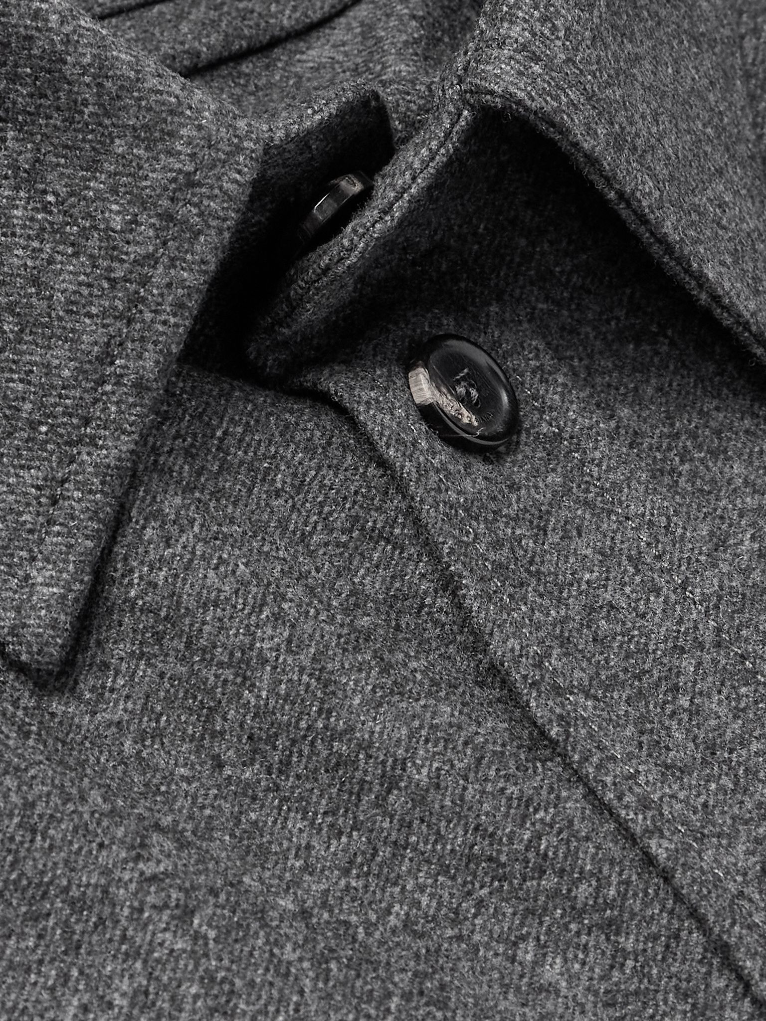 Jim Wish® Flannel Overshirt Gray - 5