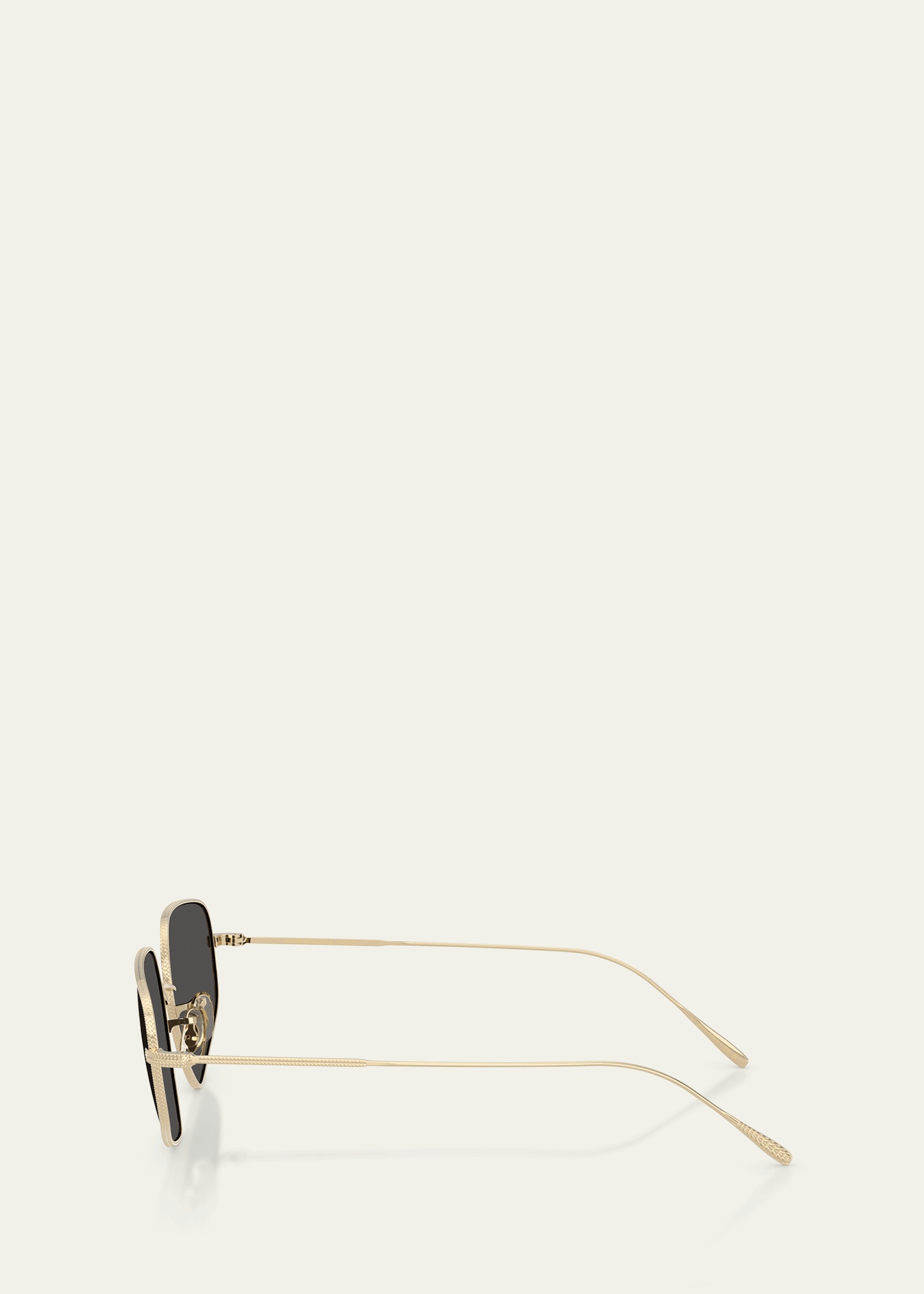 OV1356S Rectangular Metal Sunglasses - 3