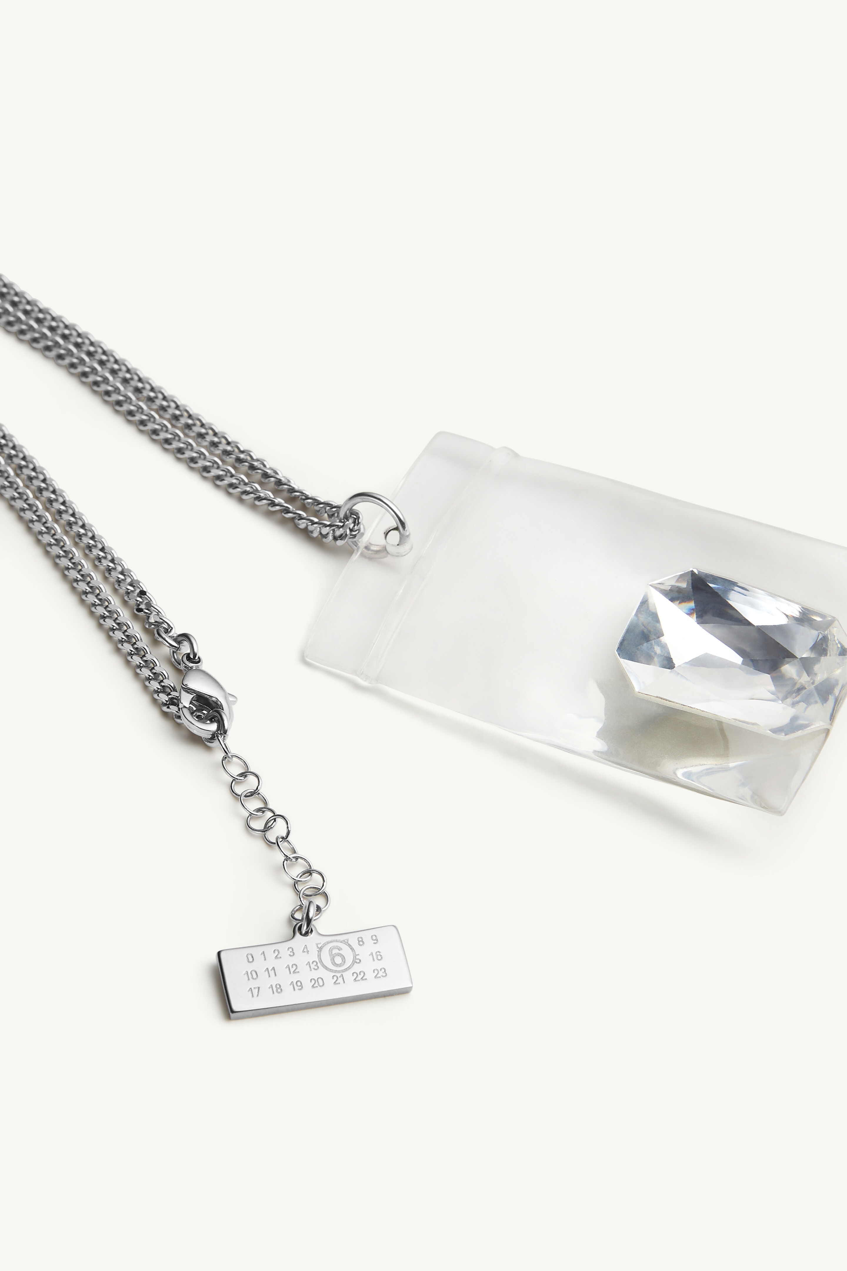 MM6 Maison Margiela Stone in Plastic Bag Necklace | REVERSIBLE