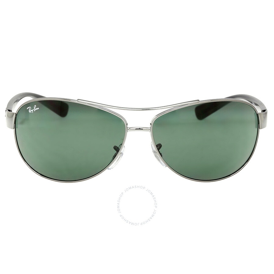 Ray Ban Green Aviator Men's Sunglasses RB3386 004/71 63 - 1