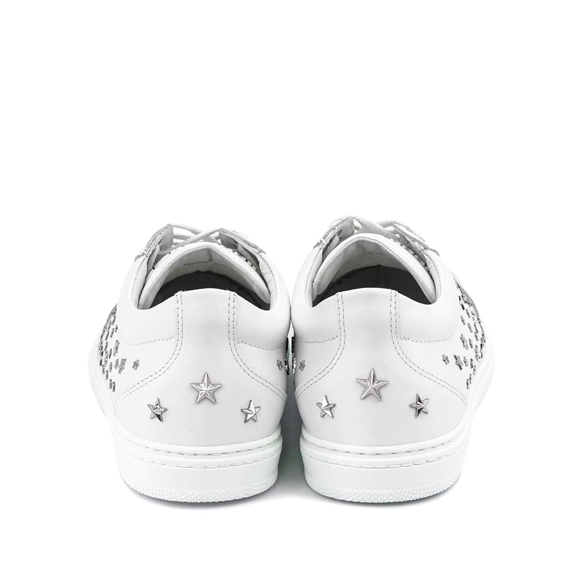 Jimmy Choo Cash Star Leather Sneakers Men - 3