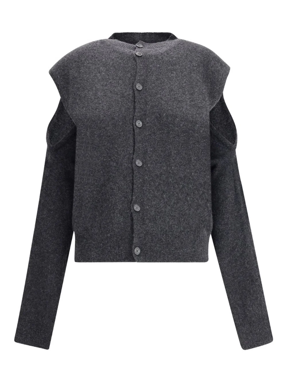 button-down cardigan - 1