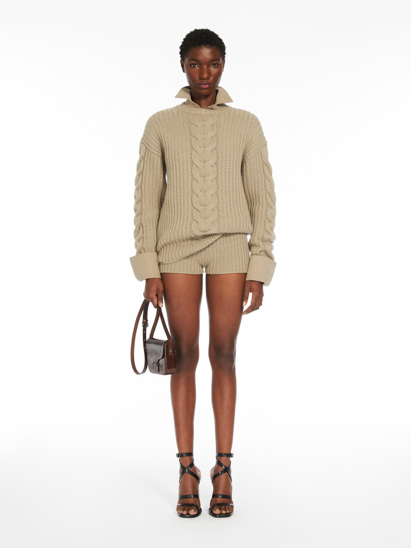 Max Mara ACCIAIO1234 Ribbed cotton oversized pullover outlook