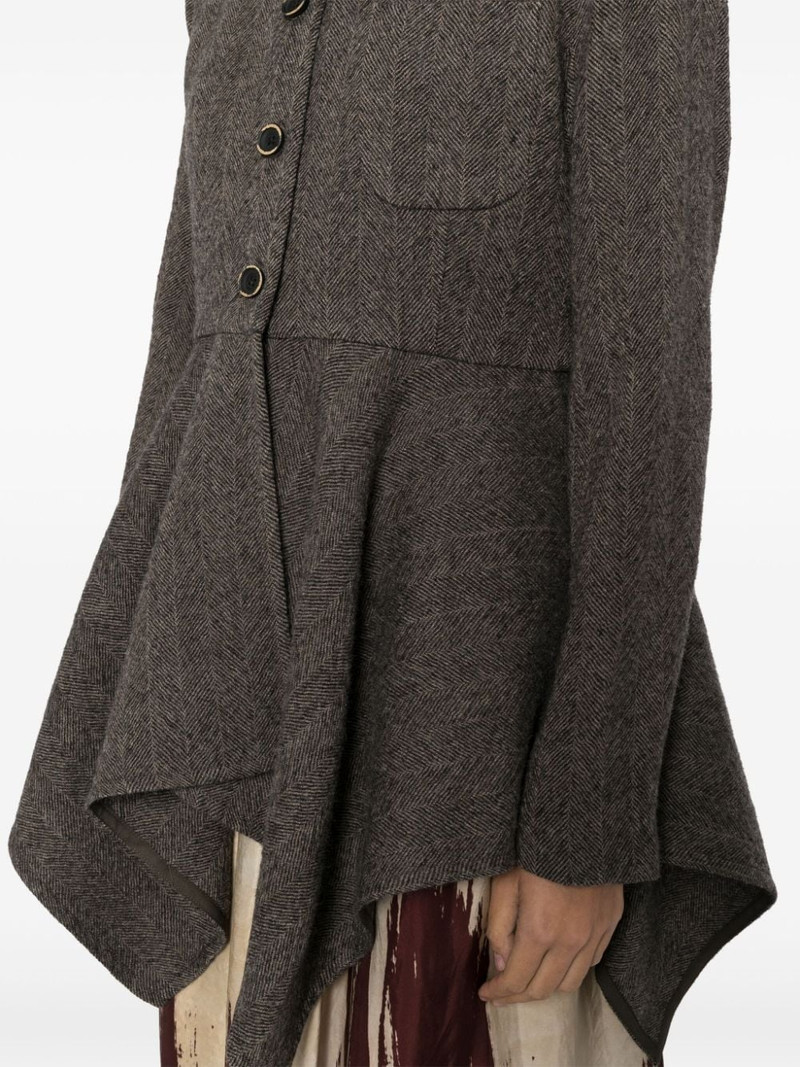 Koney asymmetric-hem jacket 5