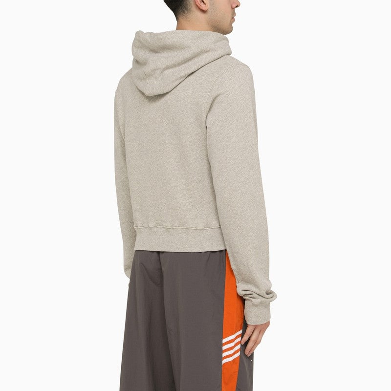 Martine Rose Martine Rose Grey Cotton Hoodie Men | luosophy