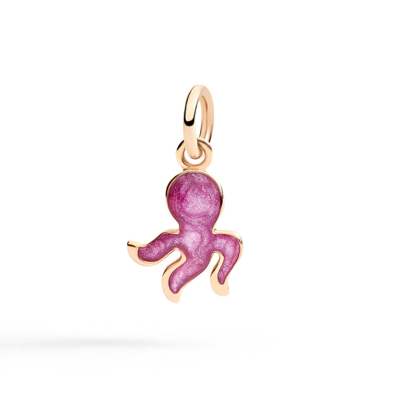 ROSE GOLD & ENAMEL OCTOPUS CHARM 1