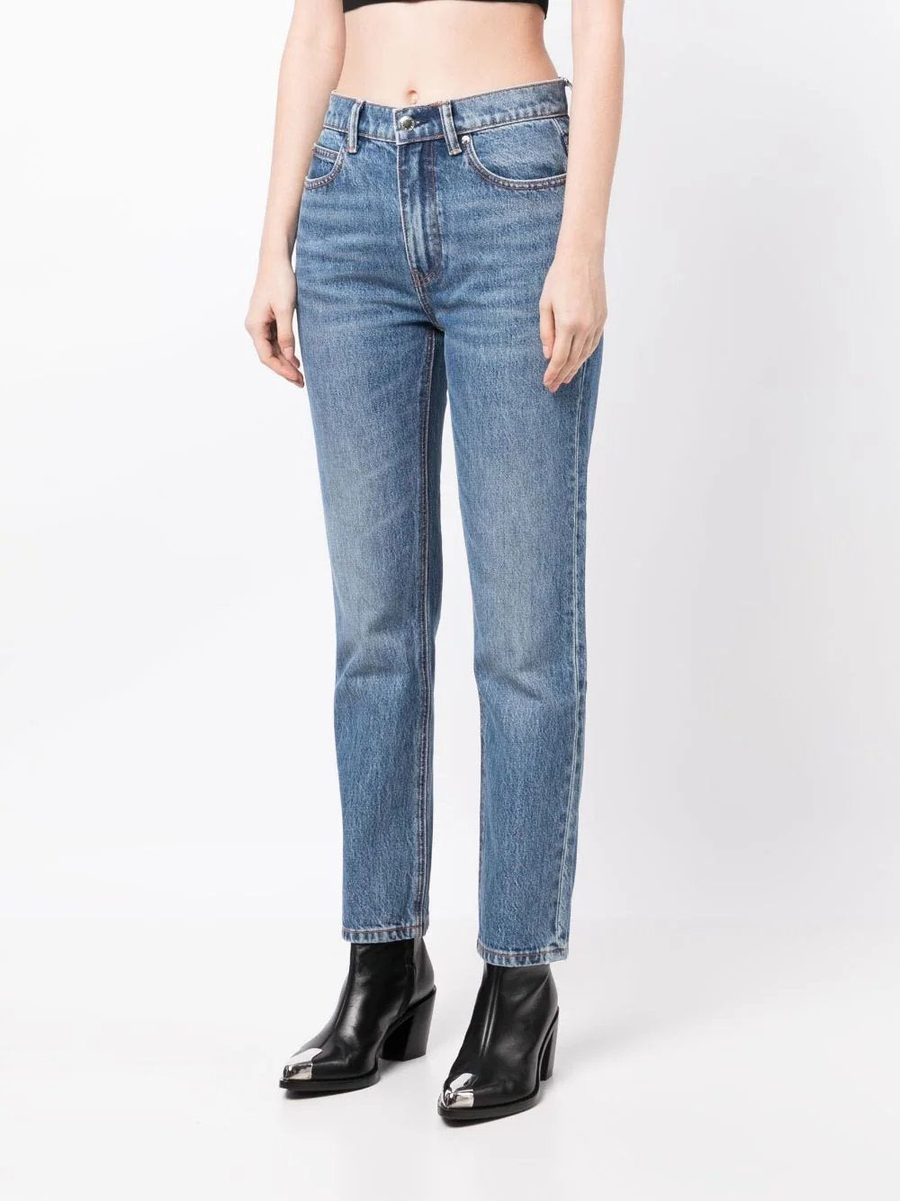 OG High-Rise Stovepipe Jean In Denim - 3