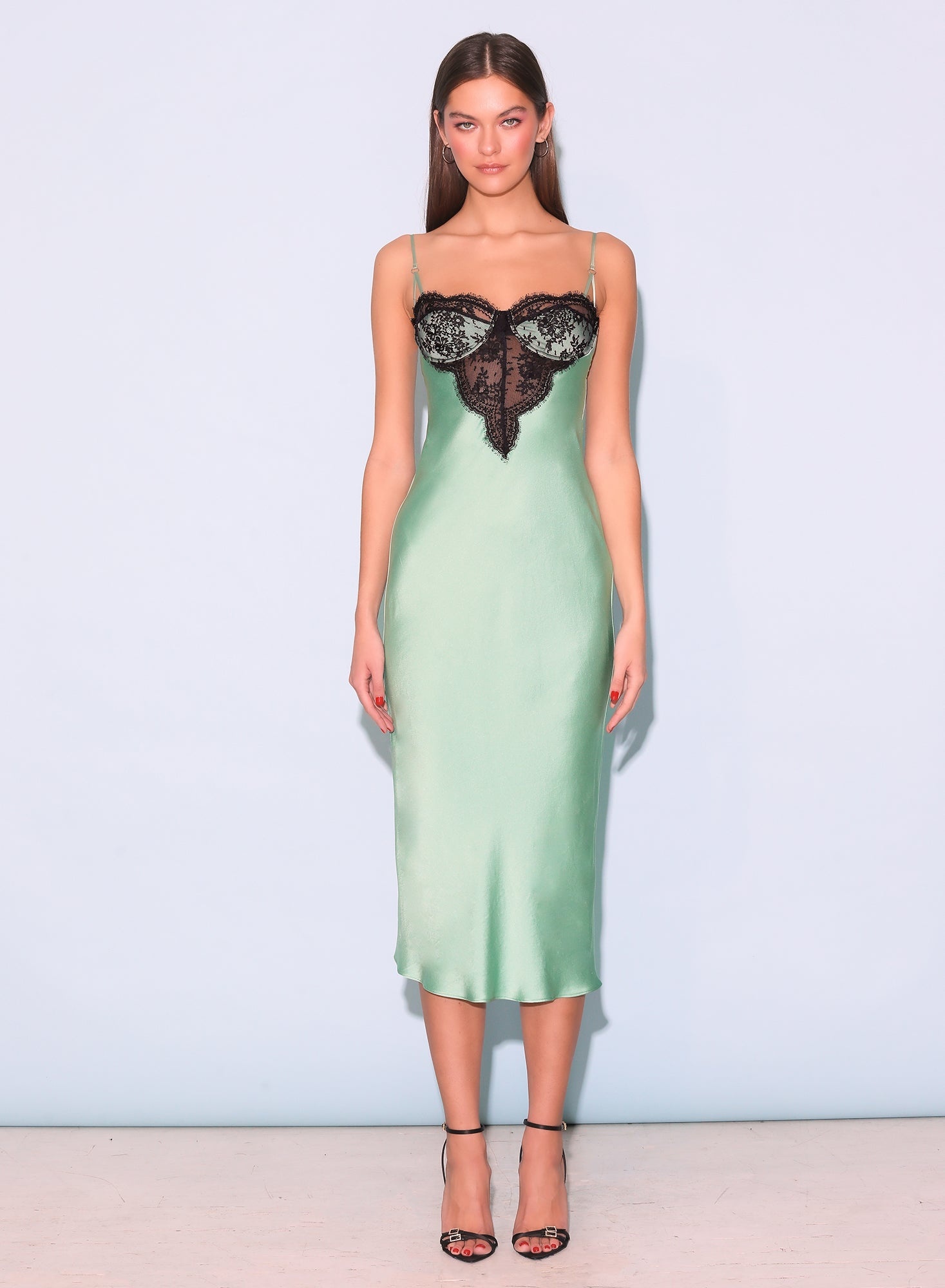 Frankie Lace Cupped Slip Dress - 4