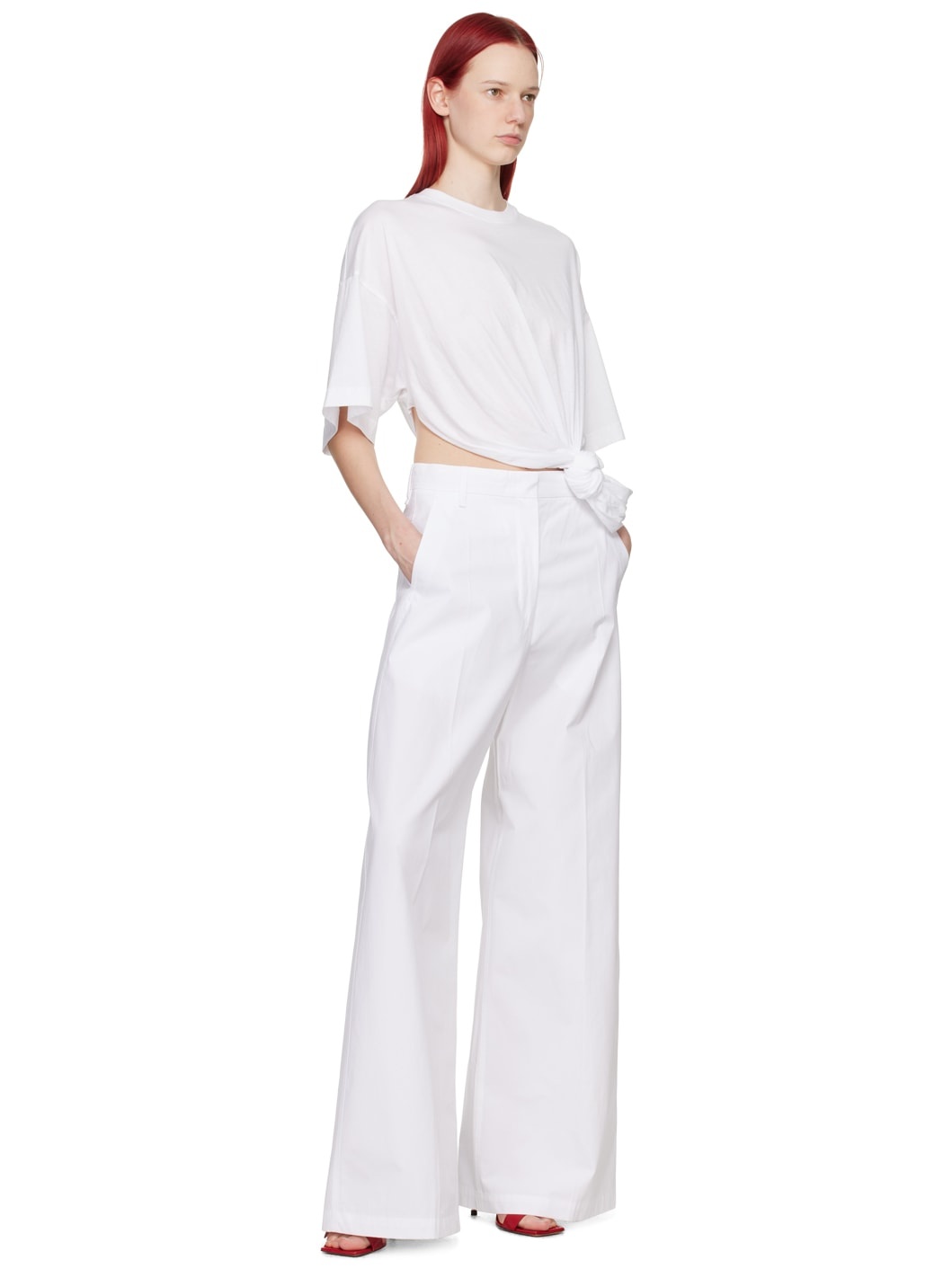 White Gebe Trousers - 4