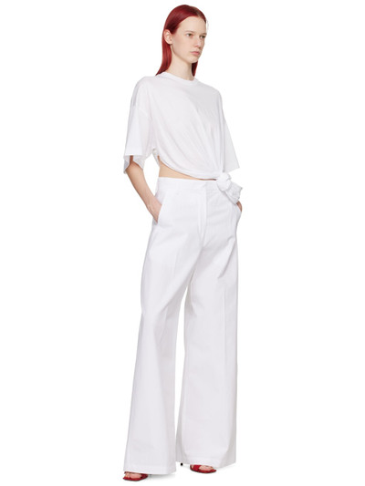 Sportmax White Gebe Trousers outlook