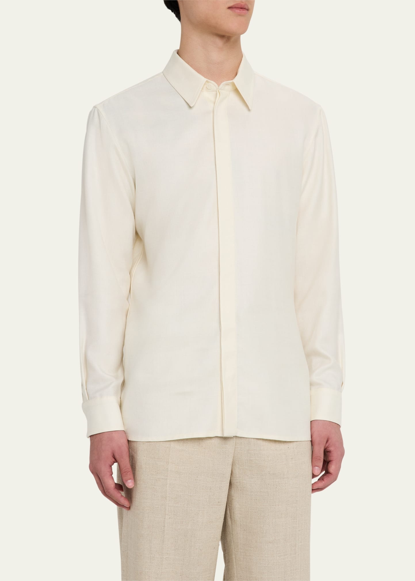 Men's Nicolas Concealed-Placket Sport Shirt - 4