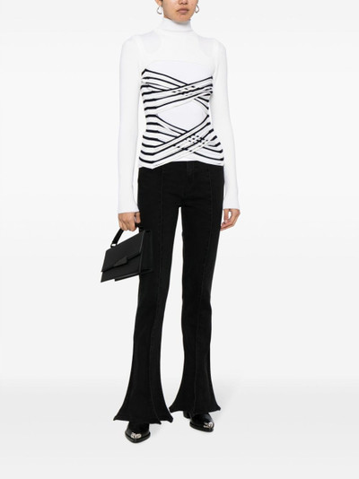 Jean Paul Gaultier cut-out knitted top outlook