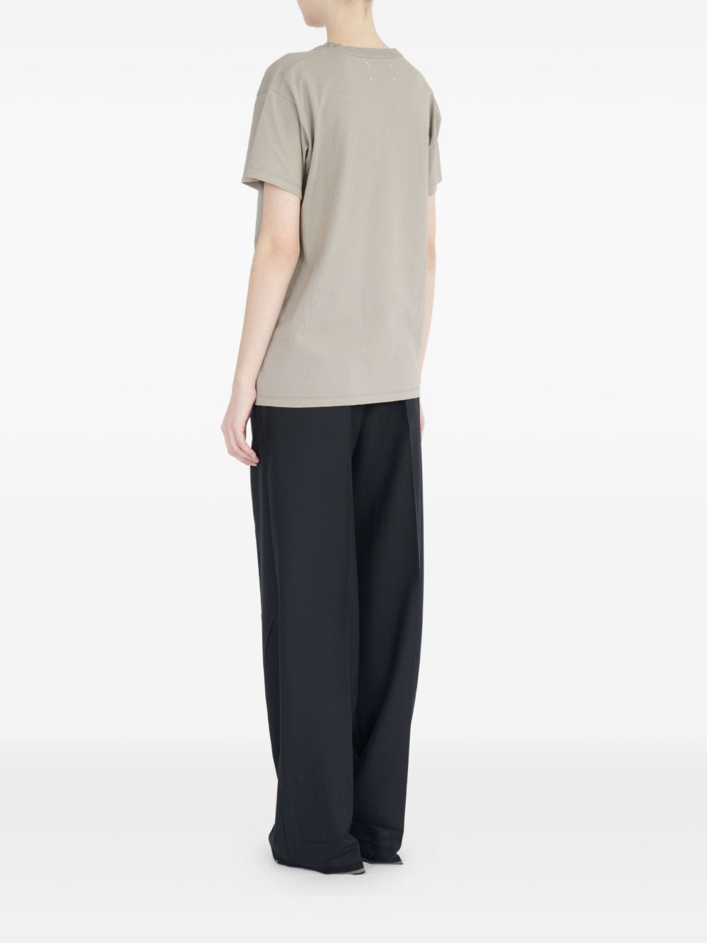 Numbers-print T-shirt - 6