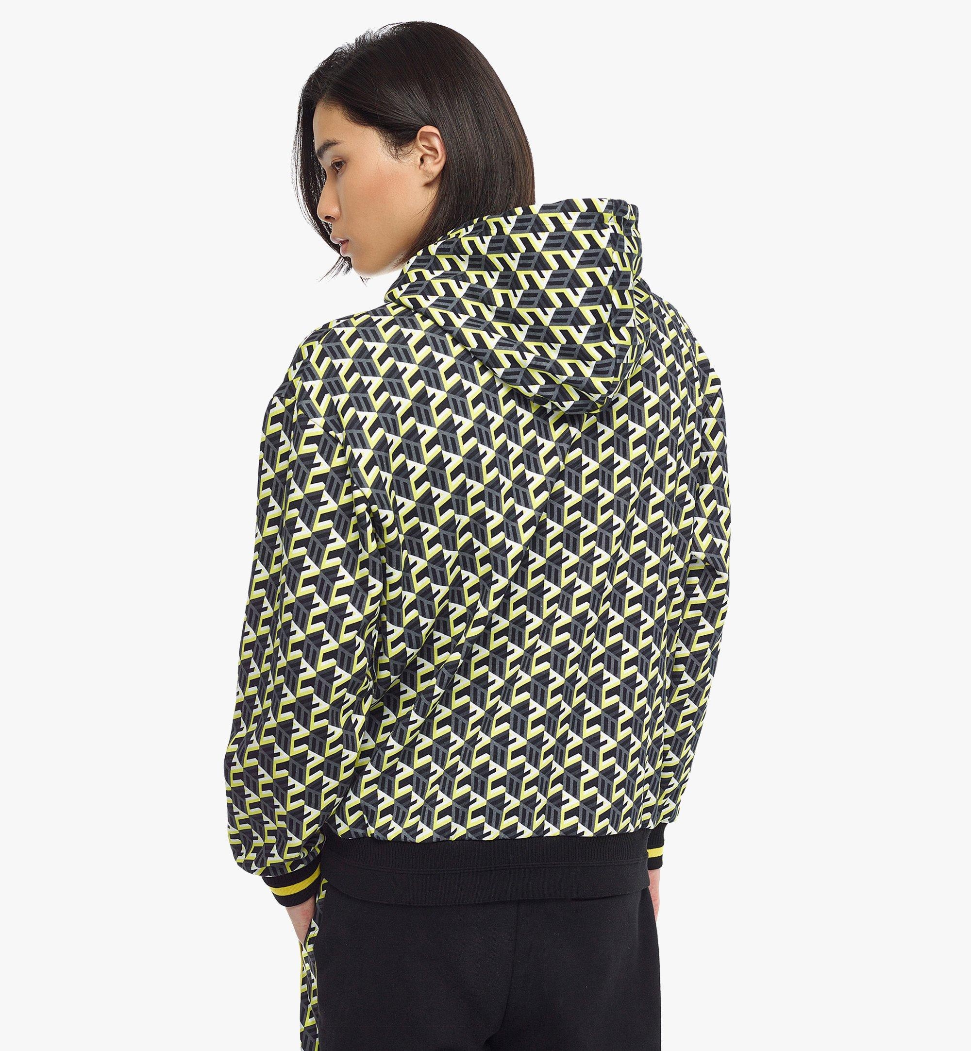 Men’s Cubic Monogram Print Hoodie in Organic Cotton - 5
