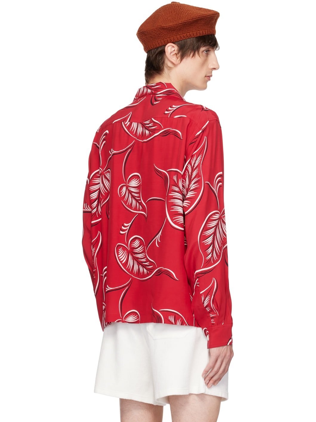 Red Creeping Begonia Shirt - 3