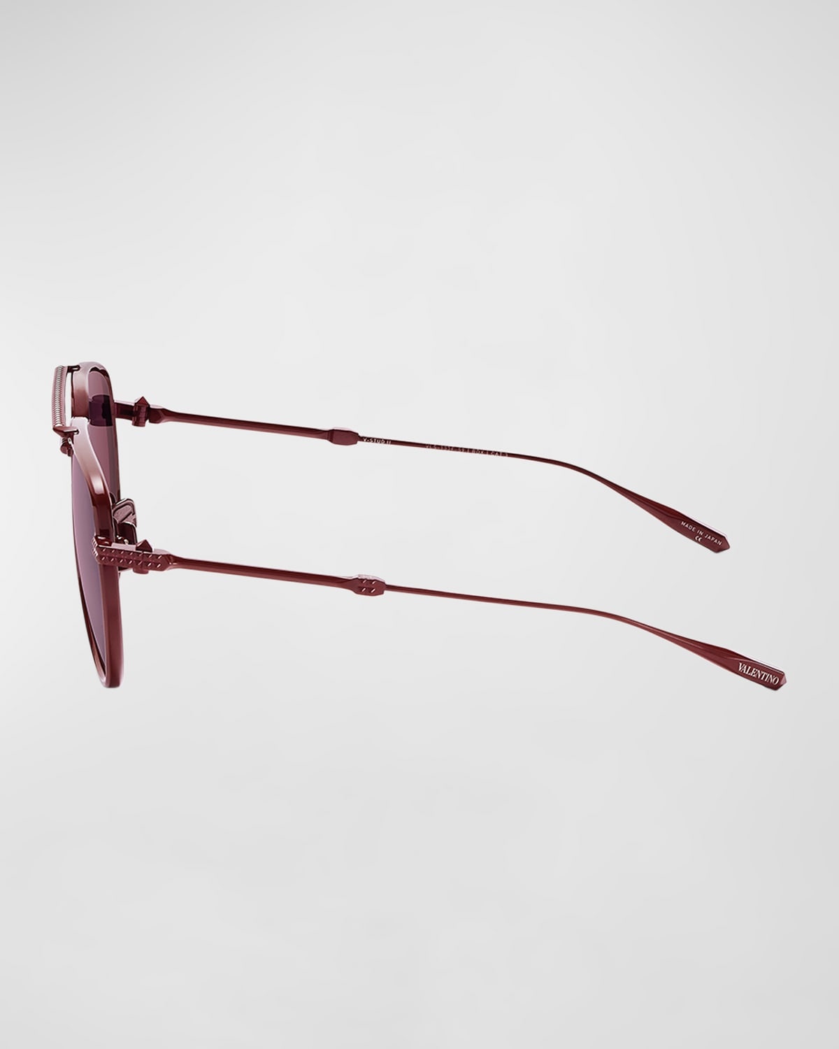 V-Stud Titanium Aviator Sunglasses - 2