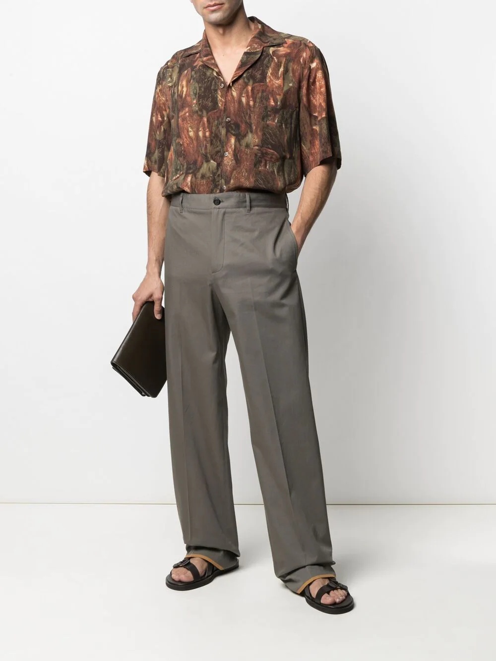 straight-leg tailored trousers - 2