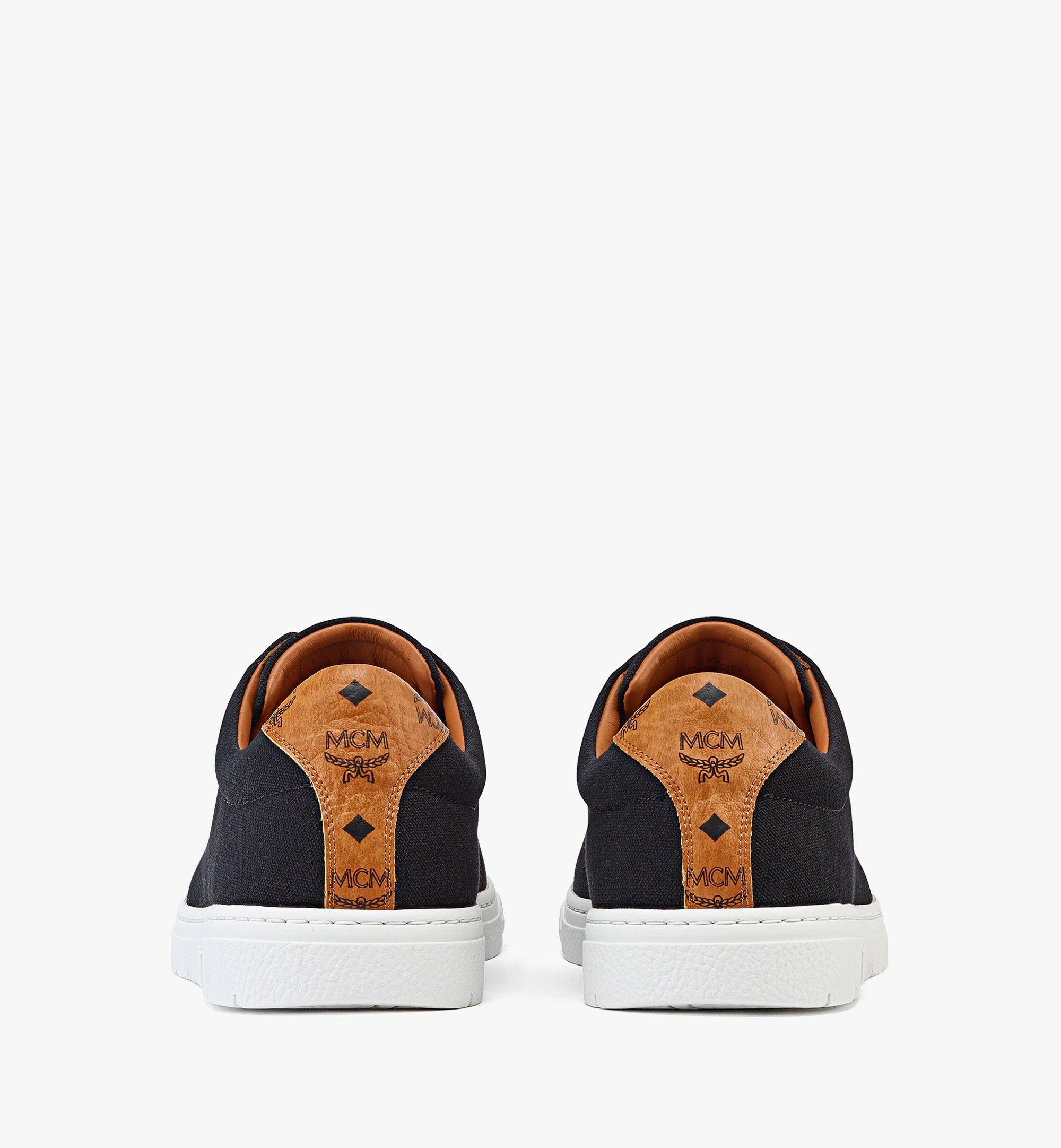 Men’s MCM Essentials Terrain Lo Sneakers in Organic Cotton Canvas - 4
